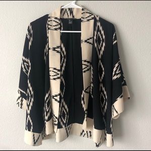 Aztec Style Kimono Top